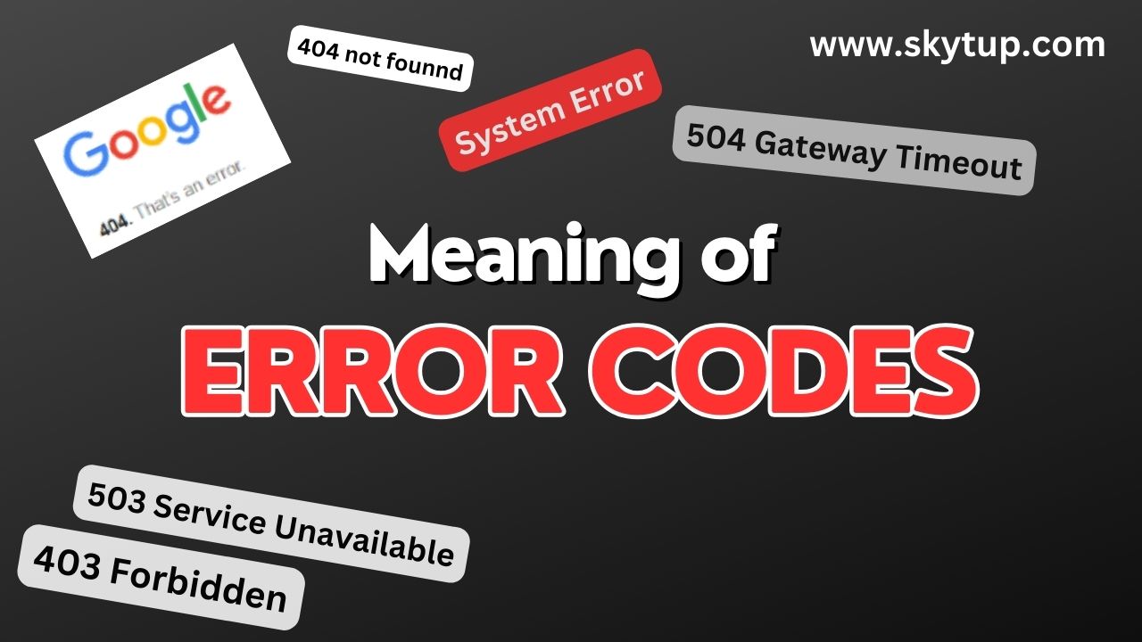 Understanding HTTP response status codes | Meaning of Http error codes